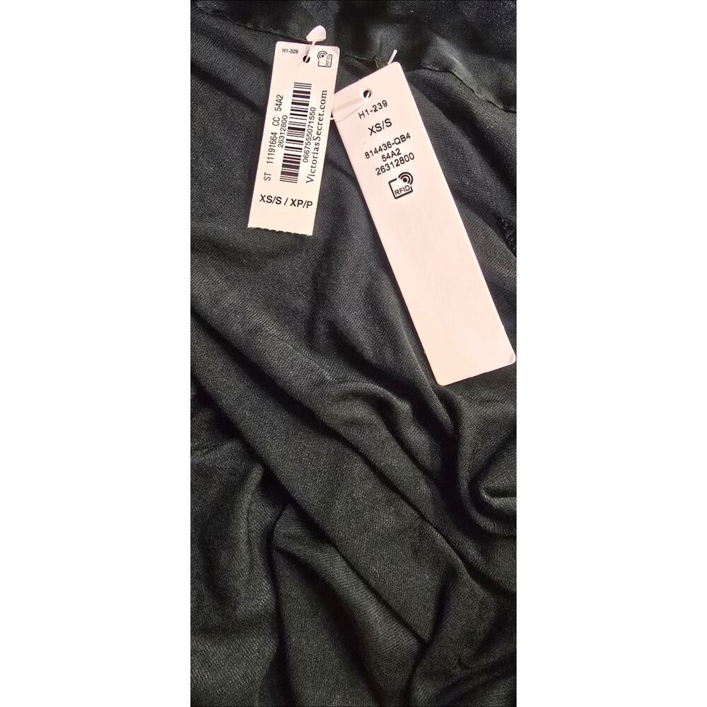 NWT Victoria's Secret SoSoft Sexy Elegant Modal Lace Trim Wrap Kimono Robe XS/S - Picture 7 of 9